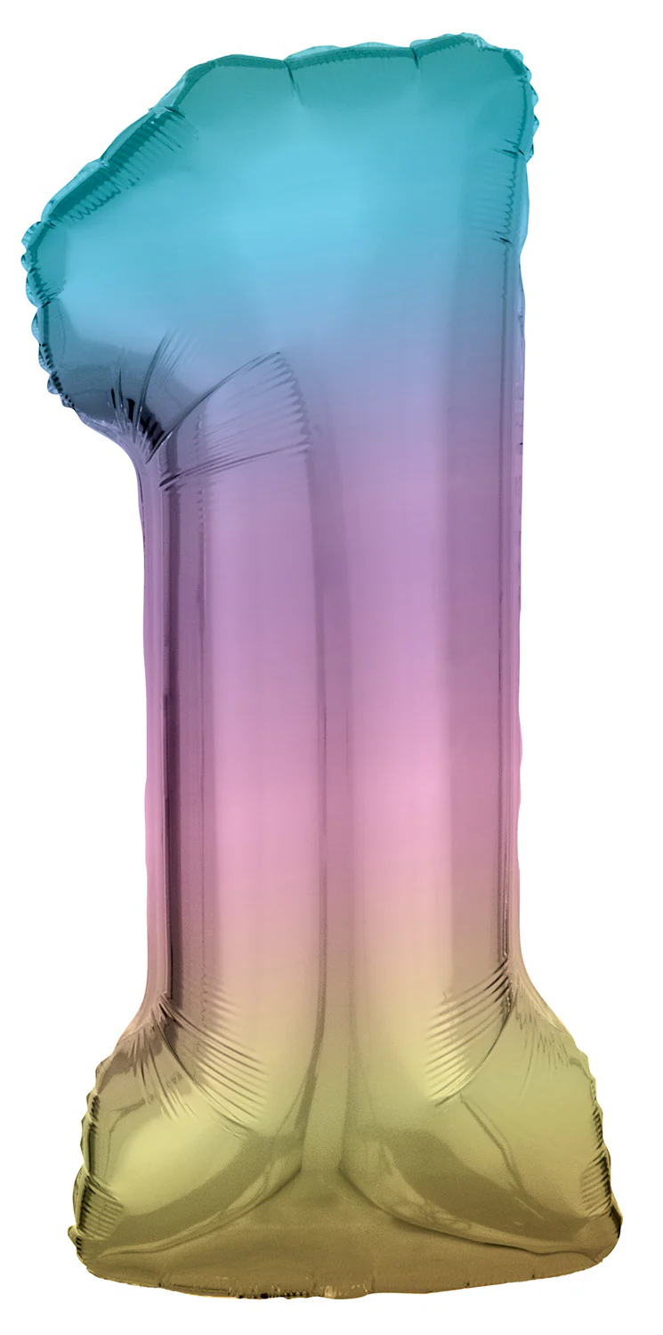 Numerofolio 1 pastellisateenkaari 86 cm