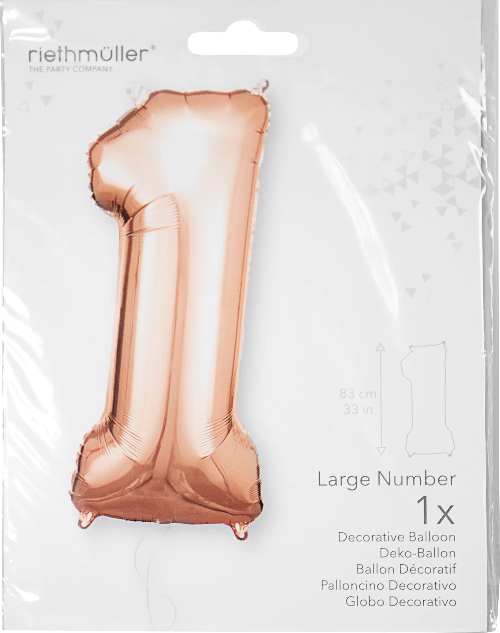 Numerofolio 1 ruusukullanvärinen 86 cm - Image 2