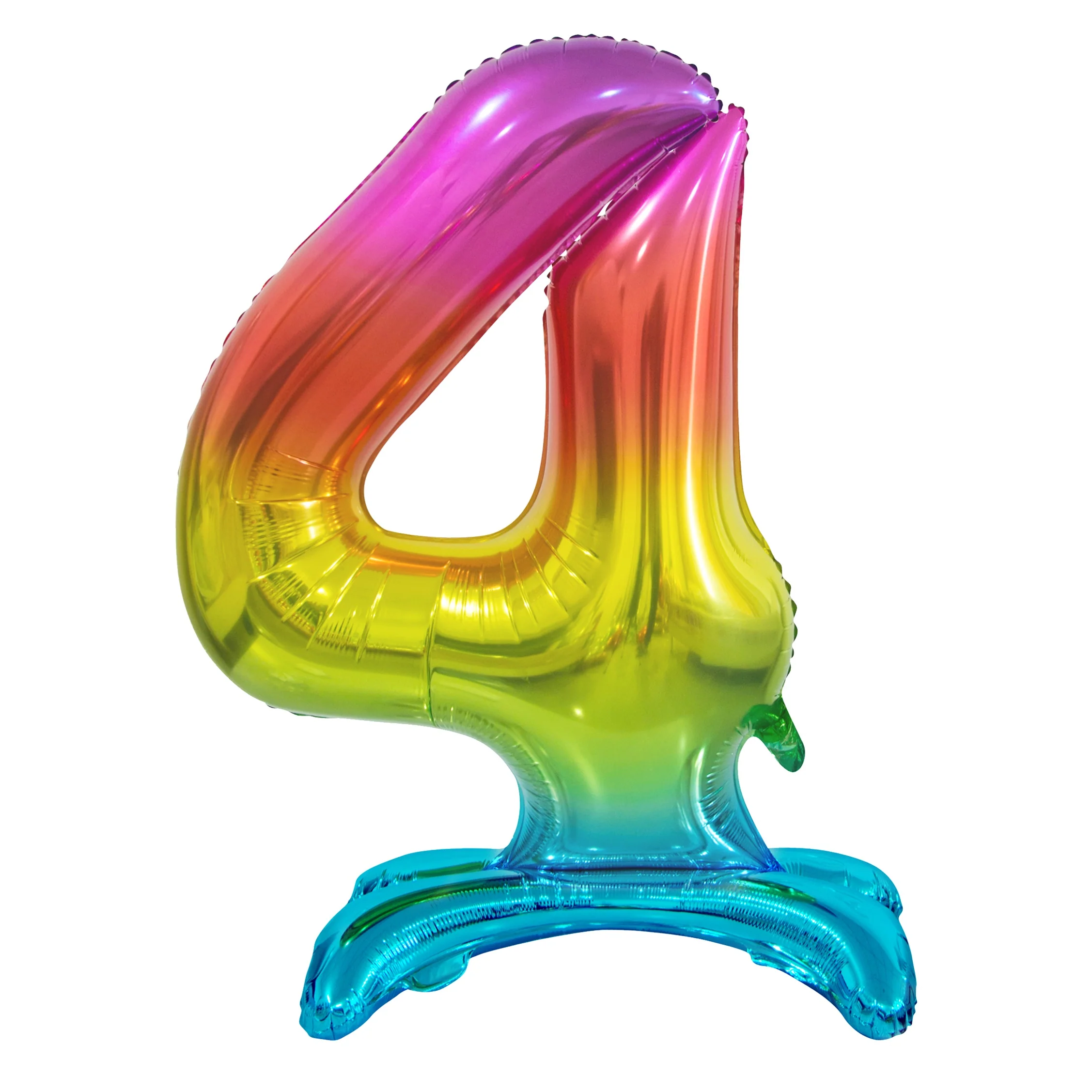 Numerofolio 4 jalustalla sateenkaari 74 cm