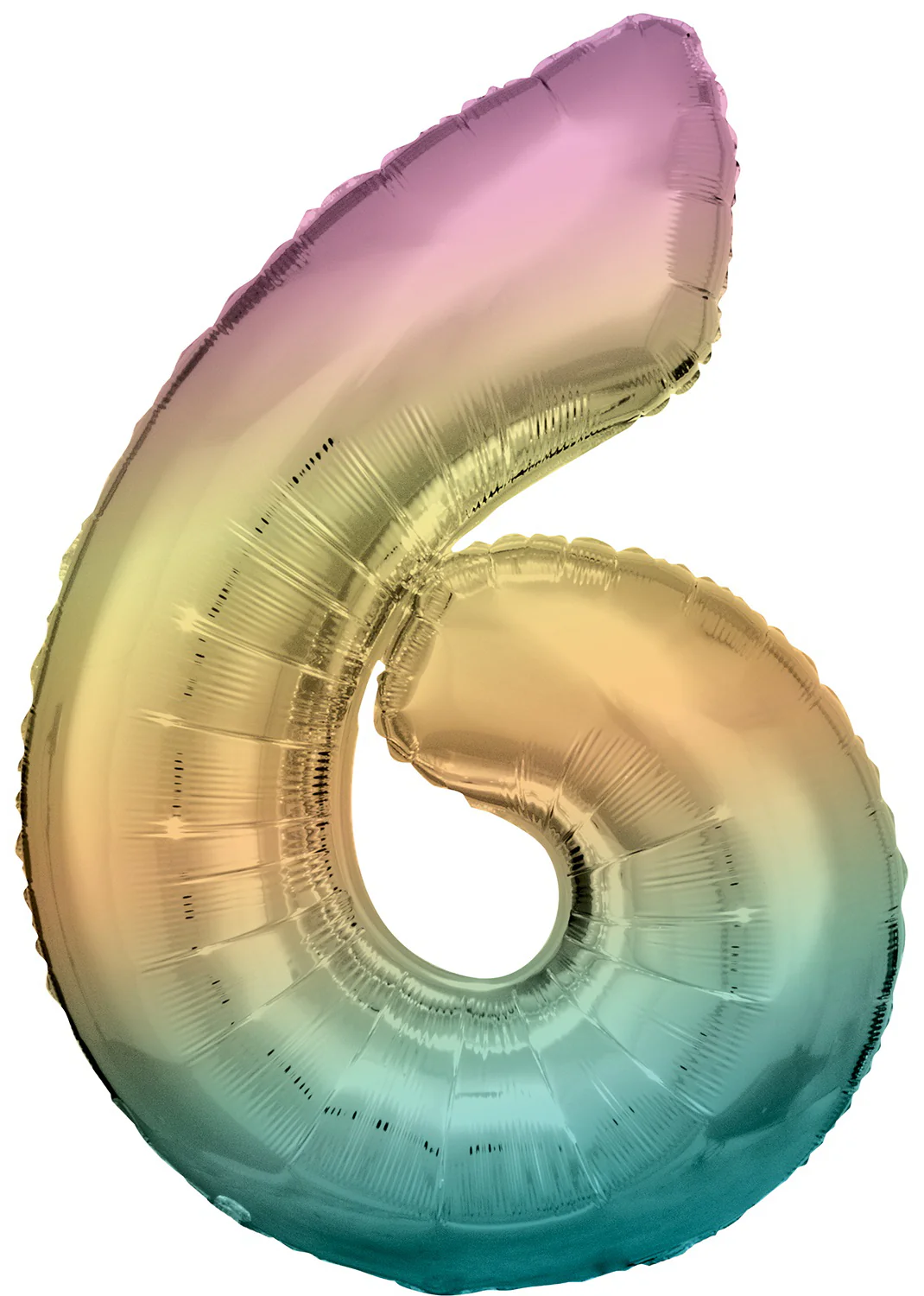 Numerofolio 6 pastellisateenkaari 86 cm