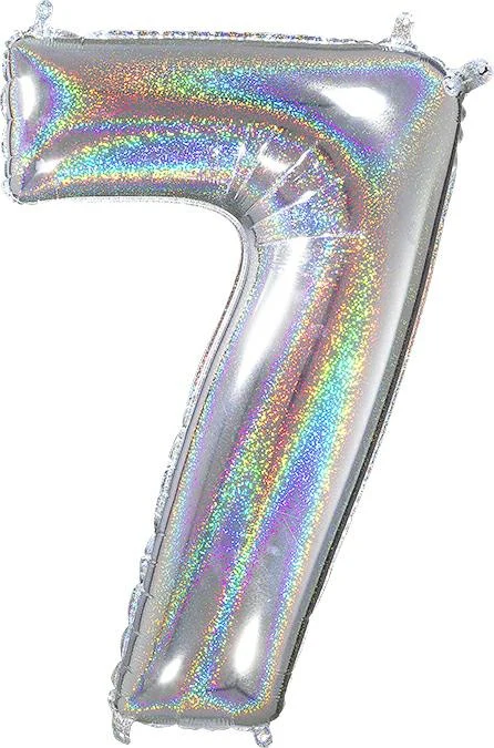 Numerofolio 7 hologrammi hopea 70 cm