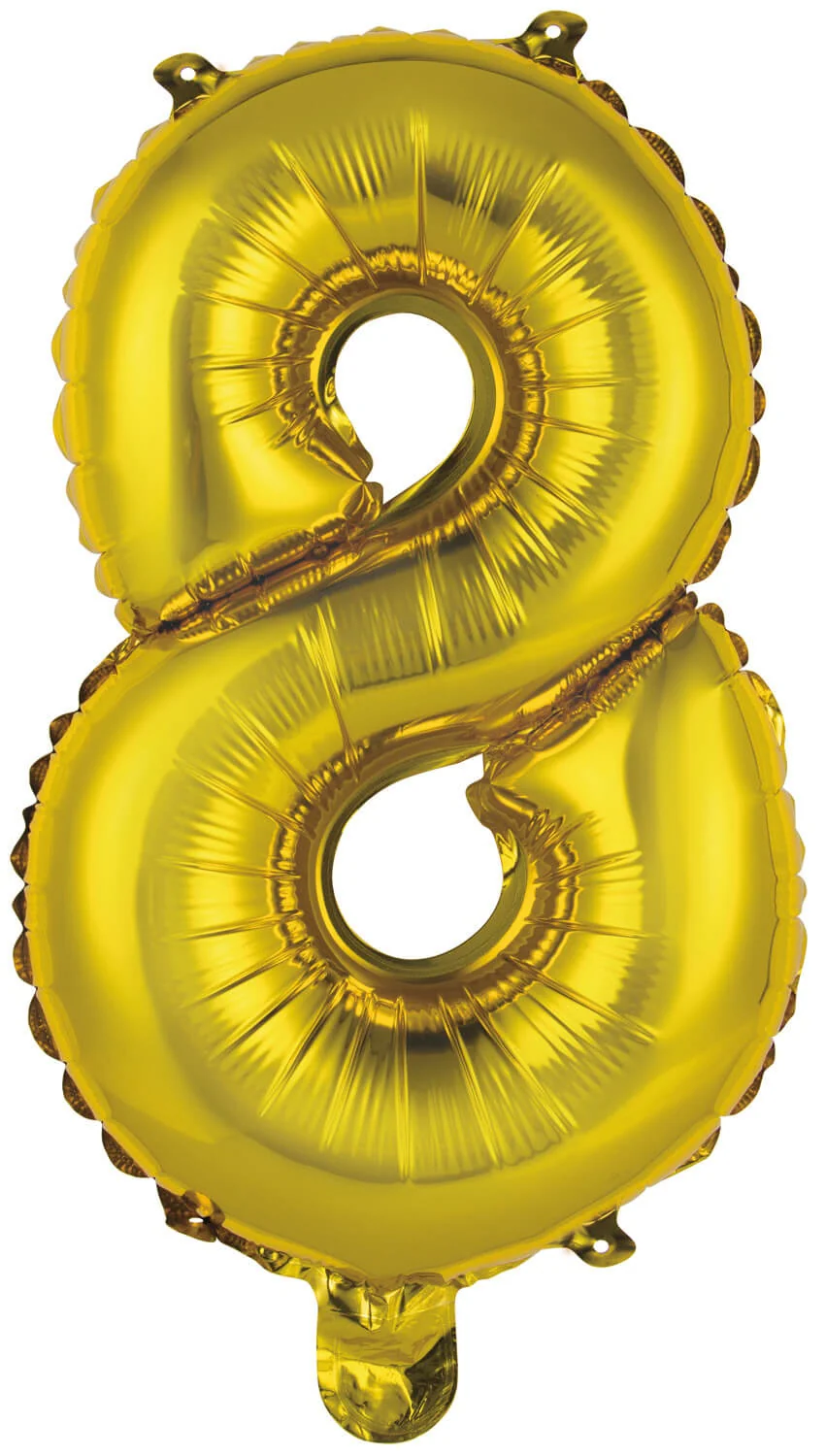 Numerofolio 8 kullanvärinen puhallettava 35 cm