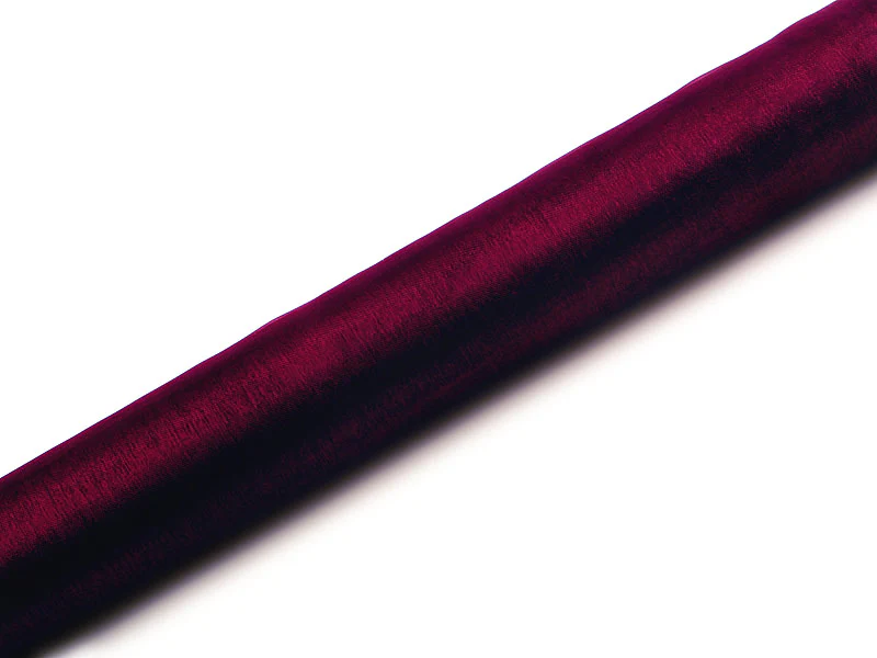 Organza viininpunainen 900 x 36 cm