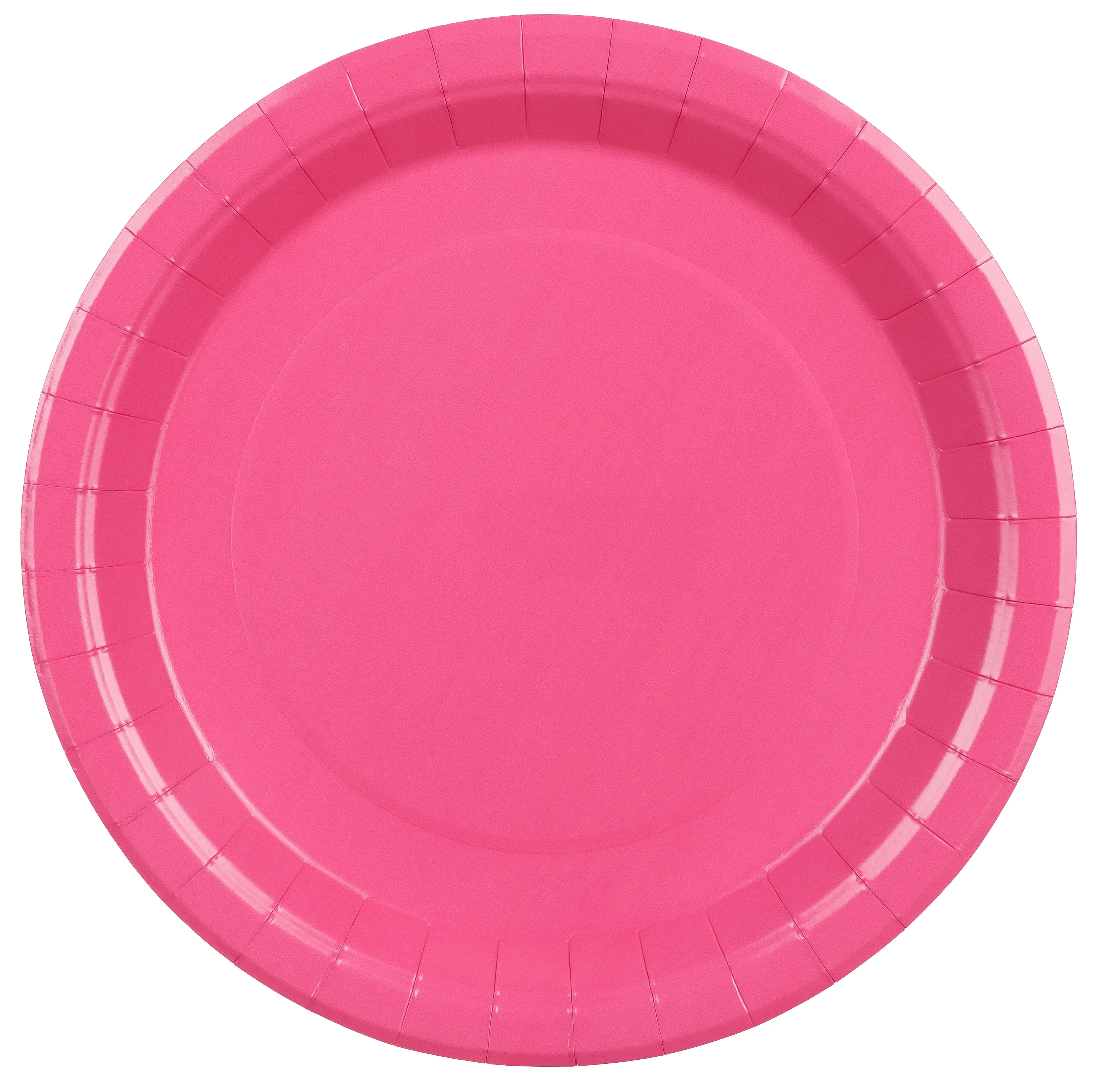 Pahvilautanen pinkki, 23 cm 6 kpl/pkt