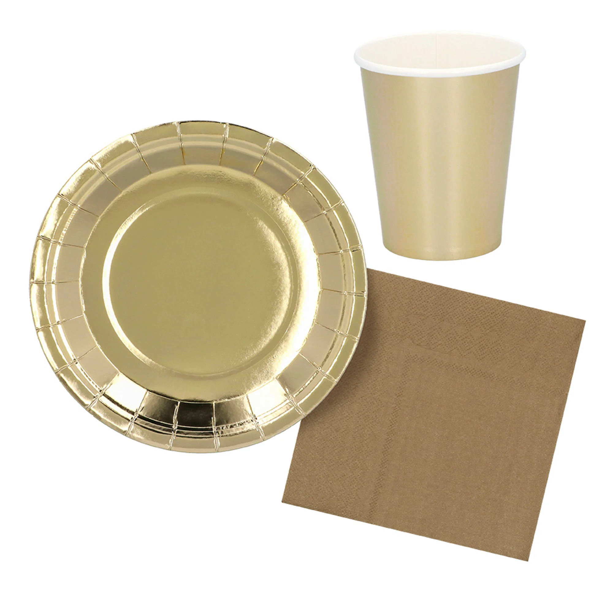Pahvimuki kullanvärinen 250 ml 6 kpl/pkt - Image 3