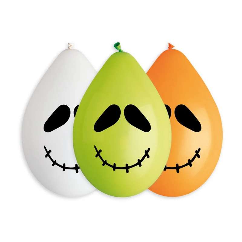Pelottava Halloween naama ilmapallo 30 cm 5 kpl/pss