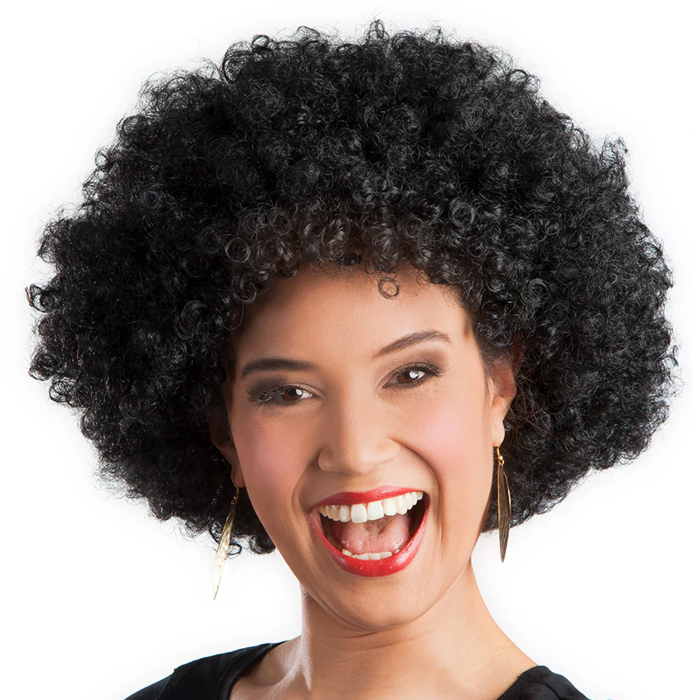 Peruukki afro, musta - Image 2