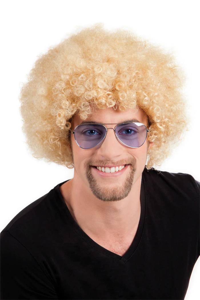 Peruukki afro, vaalea - Image 2