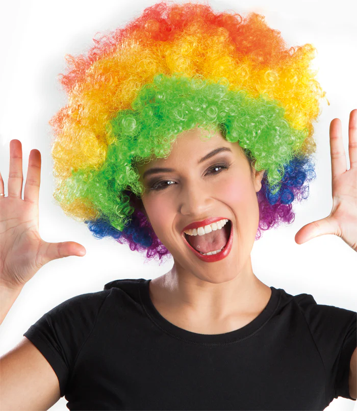 Peruukki afro, värikäs - Image 3