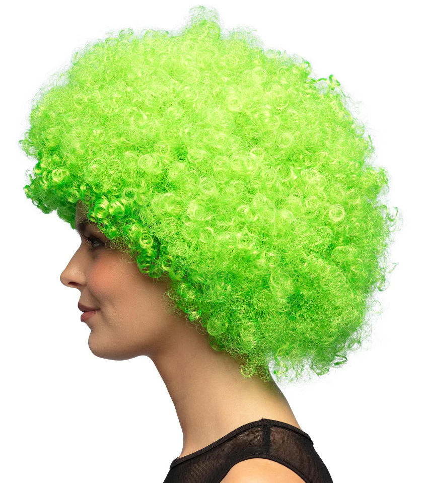 Peruukki afro, vihreä - Image 3