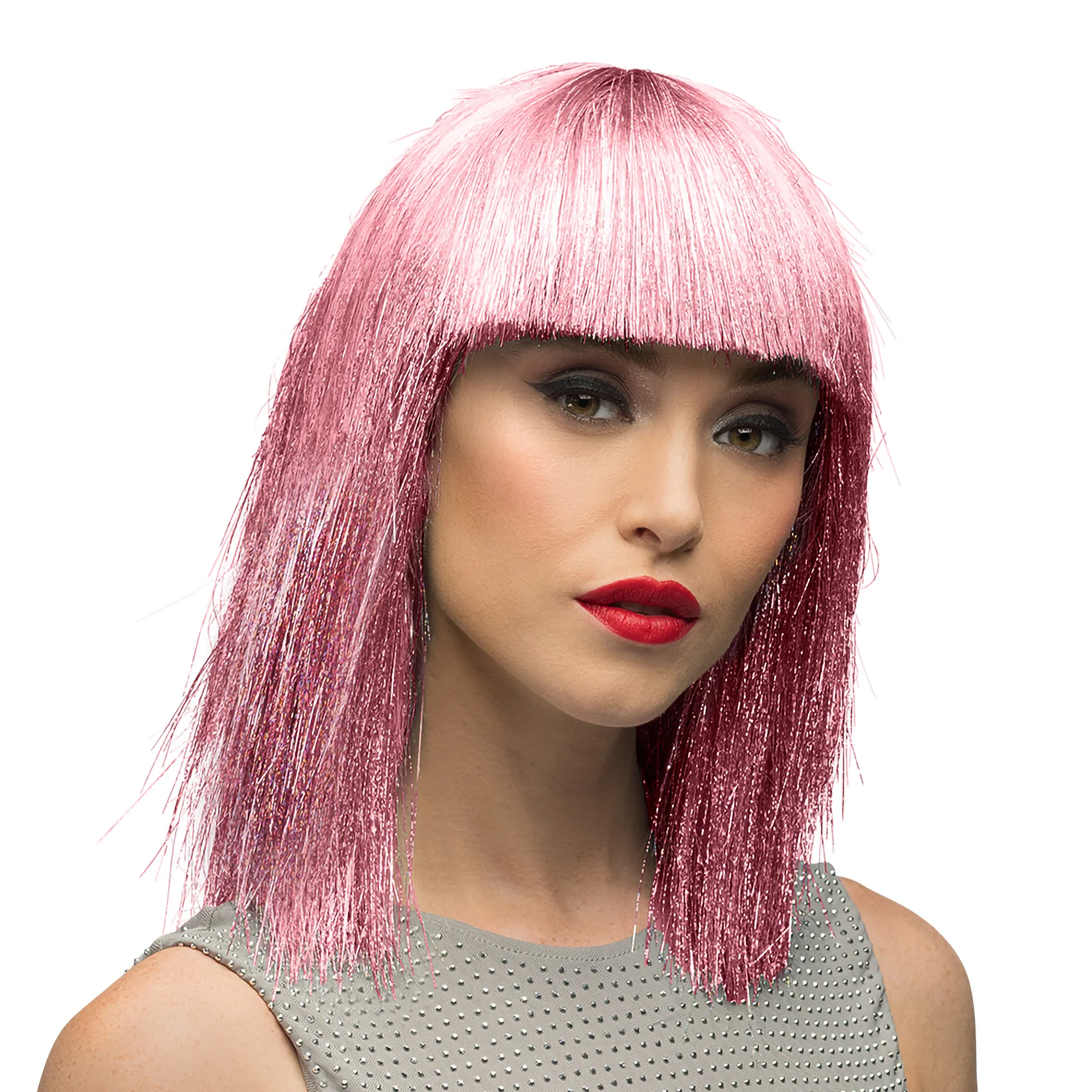 Peruukki Crazy pinkki