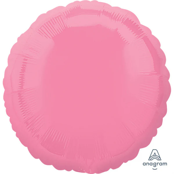 Pinkki pyöreä foliopallo