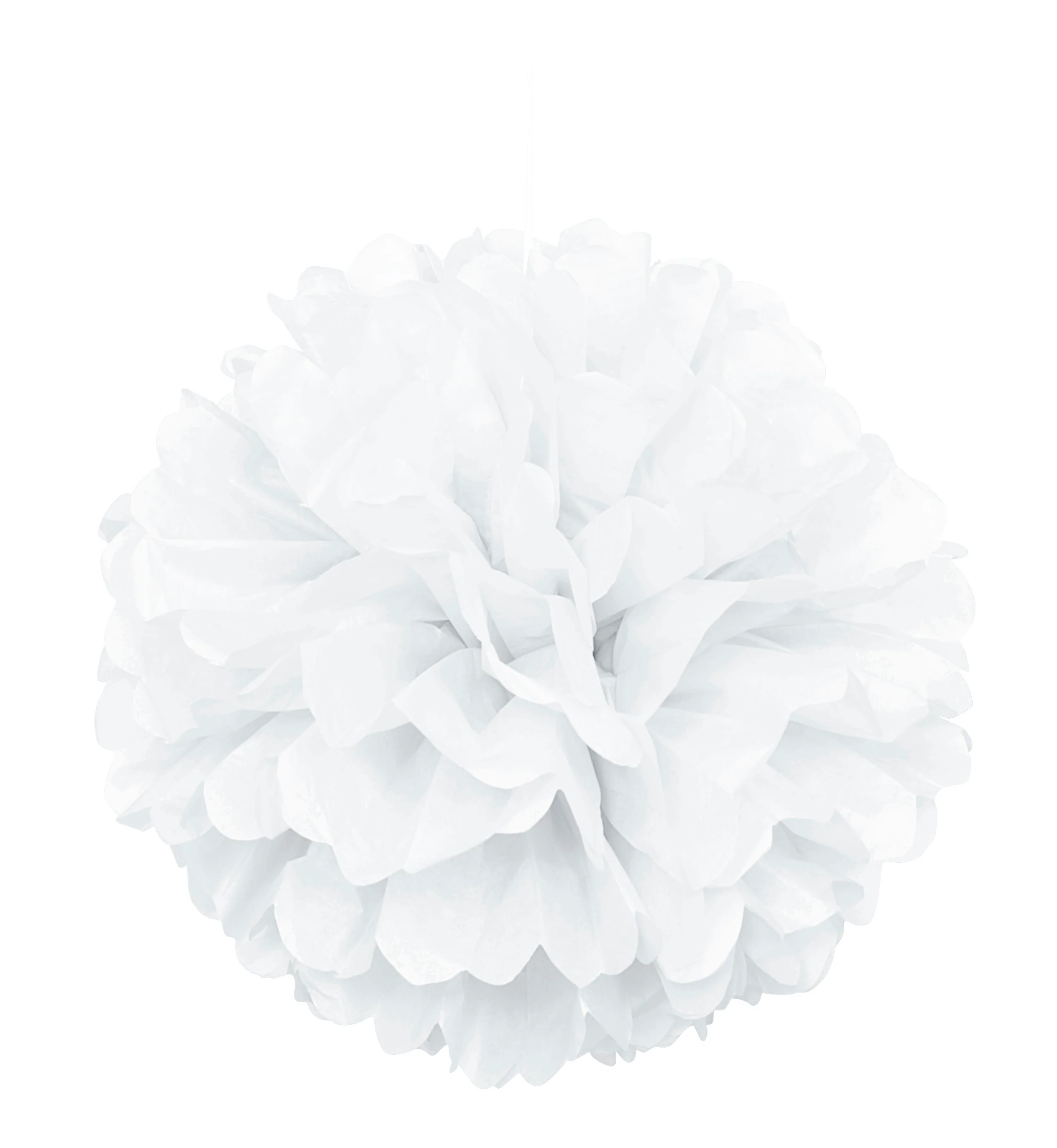 Pom Pom valkoinen koriste, halk. 41,6 cm