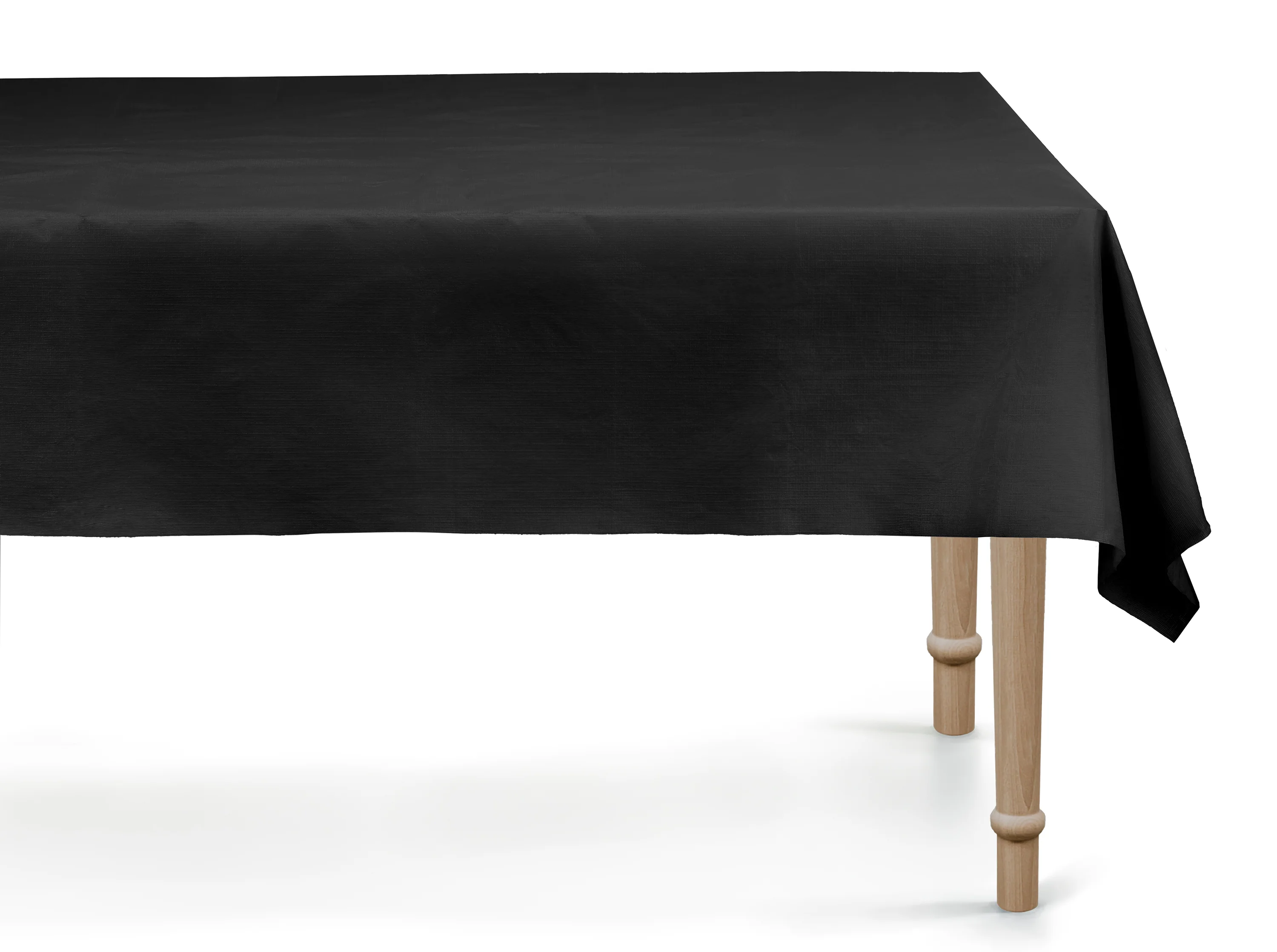 Pöytäliina musta, 137 x 183 cm