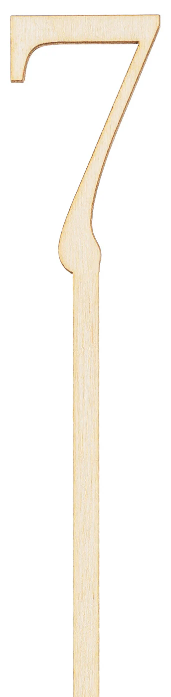 Pöytänumero puuta 10 kpl/pkt - Image 3