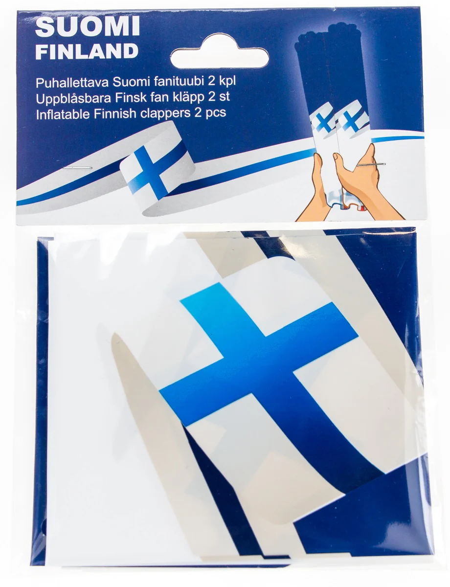 Puhallettava Suomi fanituubi 2 kpl/ pkt - Image 2