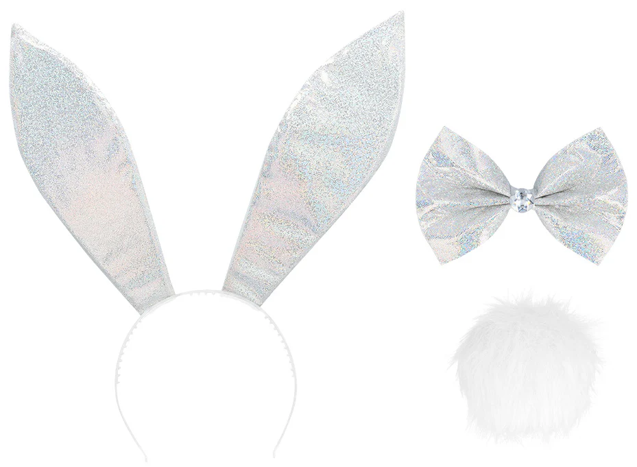 Pupu asustesetti (panta, häntä, rusetti) 3 eri värivaihtoehtoa - Image 4