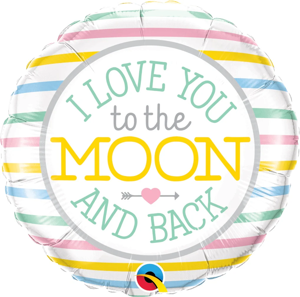 Rakastan sinua: I Love you to the moon foliopallo
