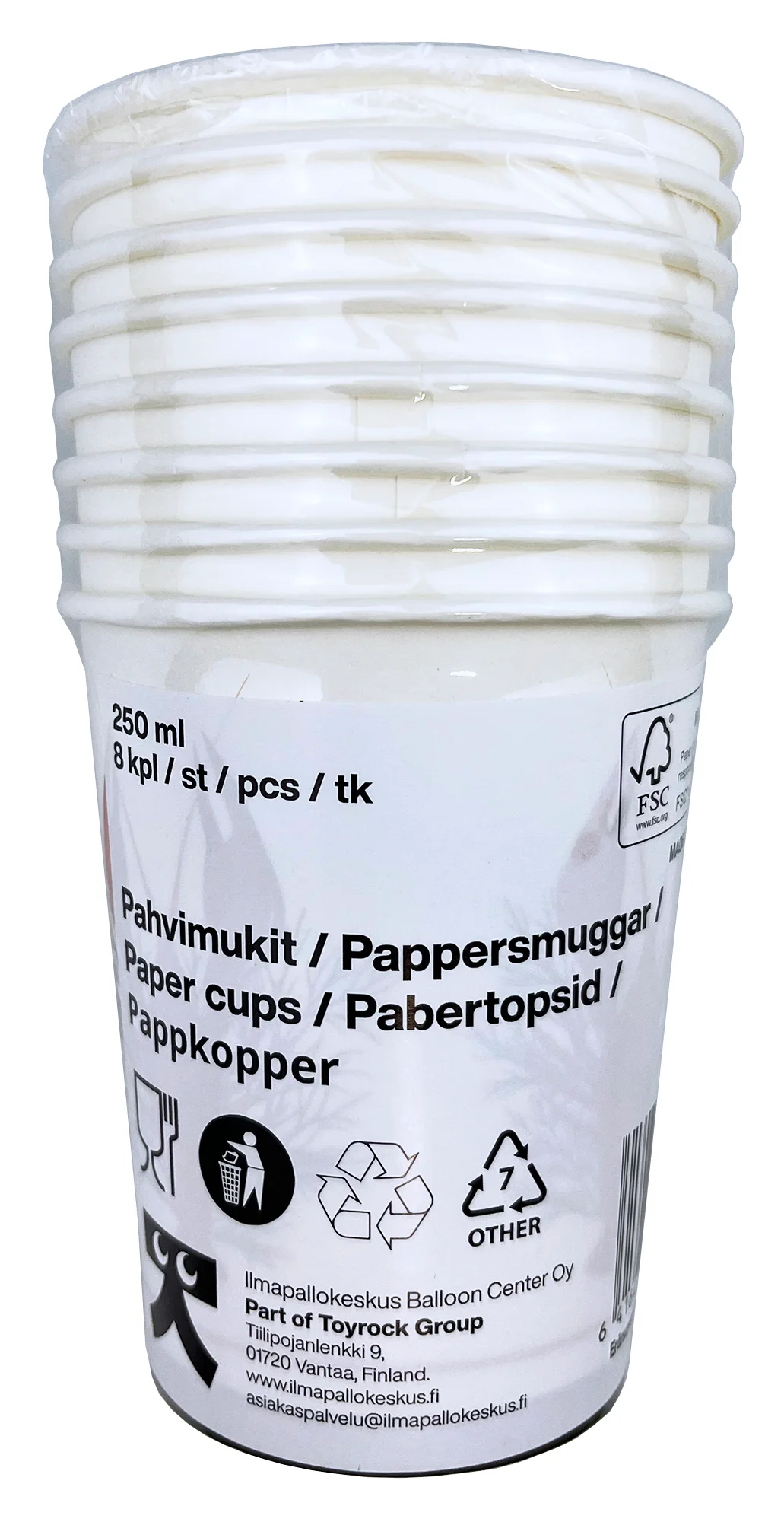 Rapu pahvimuki 8 kpl/pkt - Image 6