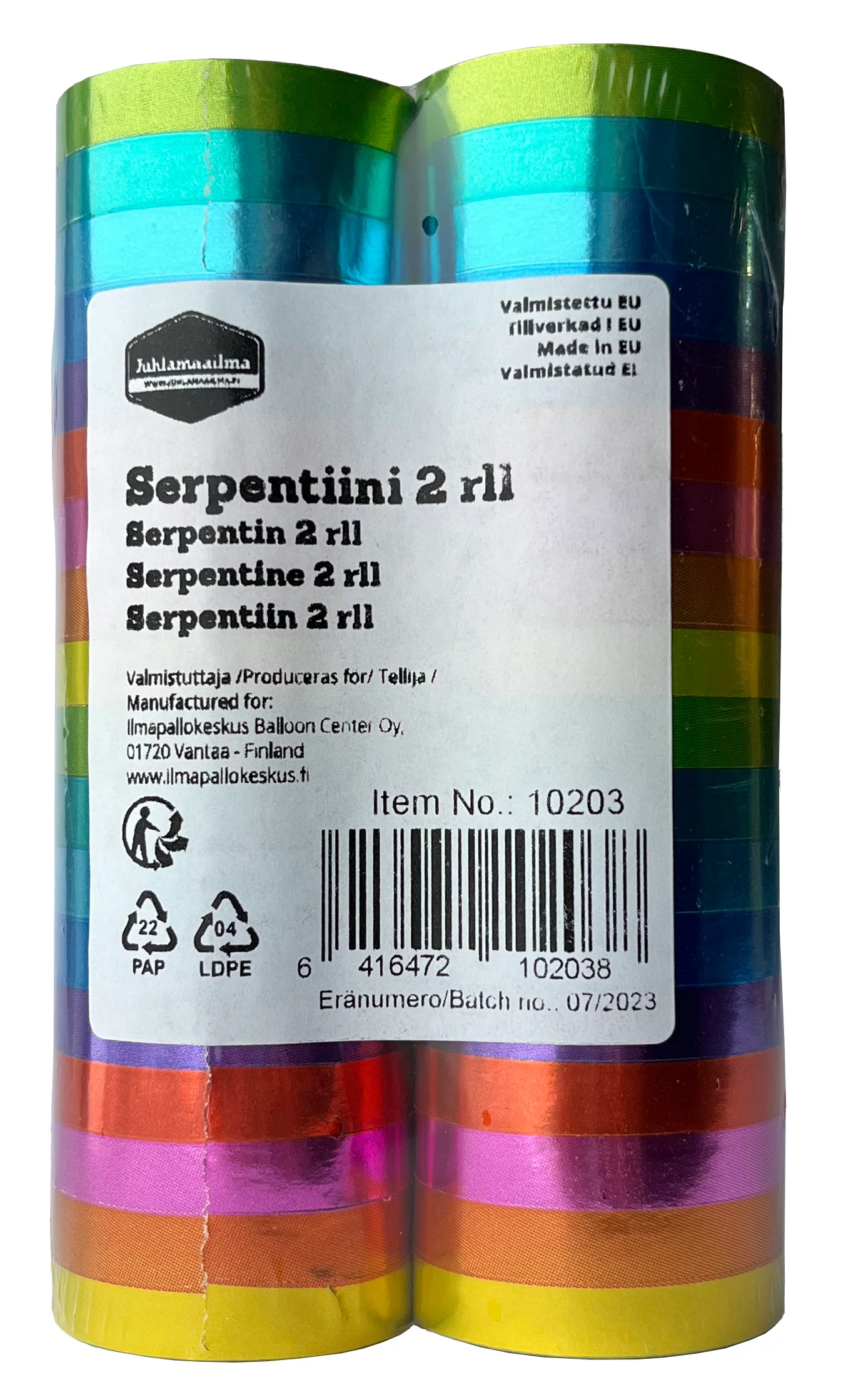 Serpentiini sateenkaari 2 rll/pkt - Image 3
