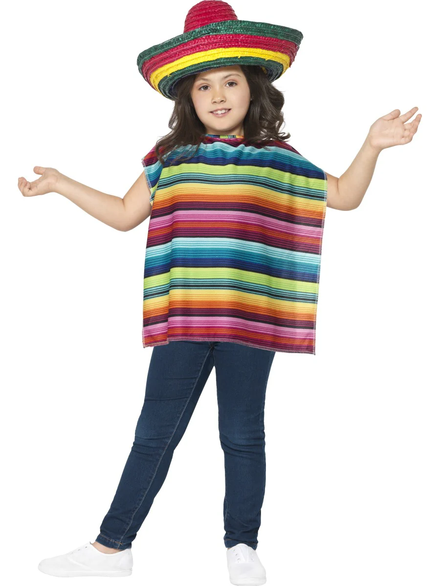 Sombrero ja poncho, lasten