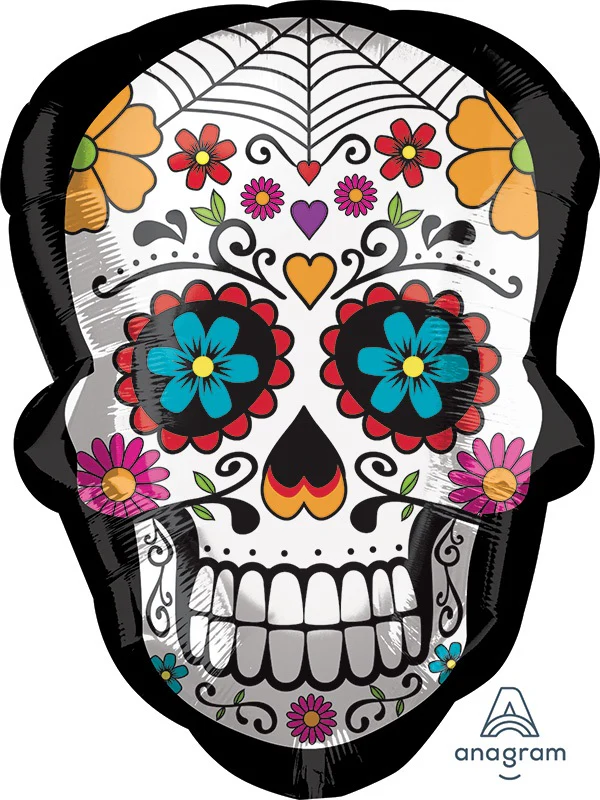 Sugar skull muotofoliopallo