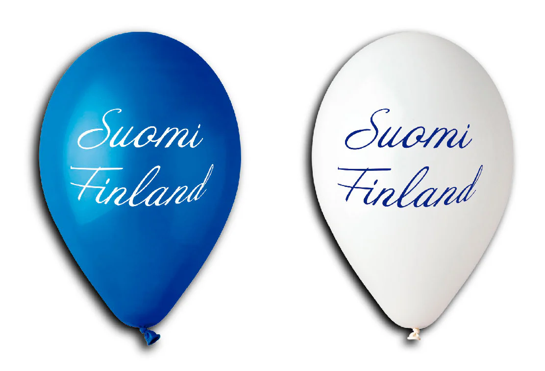 Suomi ilmapallo 30 cm 6 kpl/pss