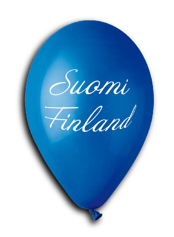 Suomi ilmapallo 30 cm 6 kpl/pss - Image 3
