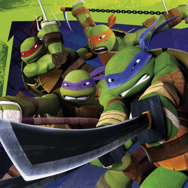 Turtles suuri lautasliina 20 kpl/pkt