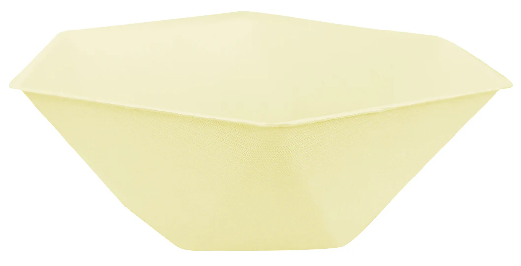 Vert Decor kuusikulmainen kulho keltainen 6 kpl/pkt