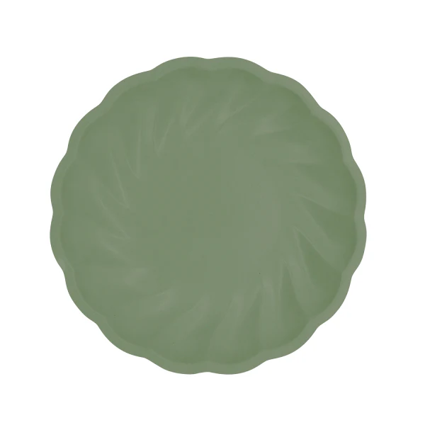 Vert Decor pyöreä lautanen 23 cm tummanvihreä 6 kpl/pkt