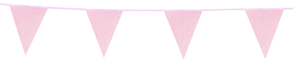 Viirinauha vaaleanpunainen kimalle 16x20 cm - 6 m