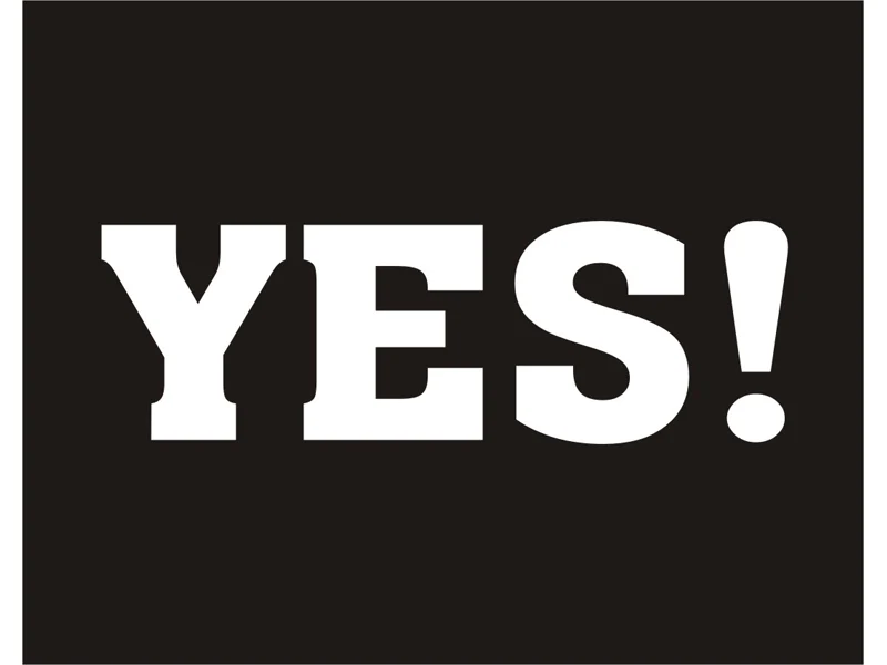 YES! -tarra kengänpohjaan